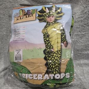Silly Safari Toddler Triceratops Costume Size 4-6 Halloween Dress Up Party